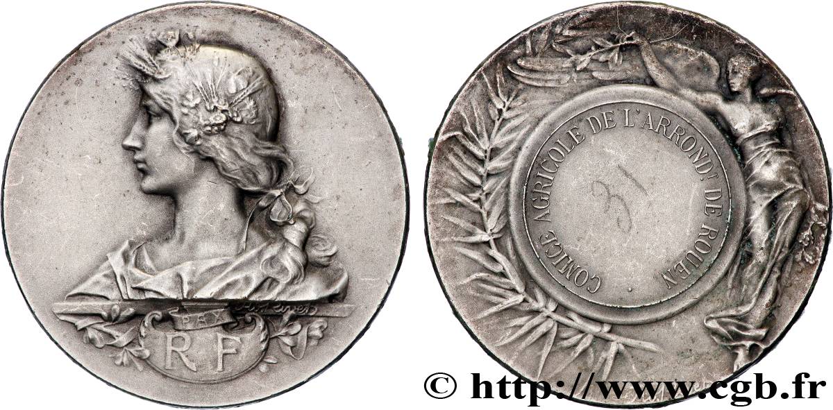 III REPUBLIC Médaille, Comice agricole XF