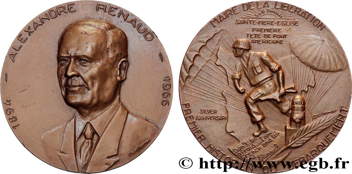 V REPUBLIC Médaille, Alexandre Renaud AU