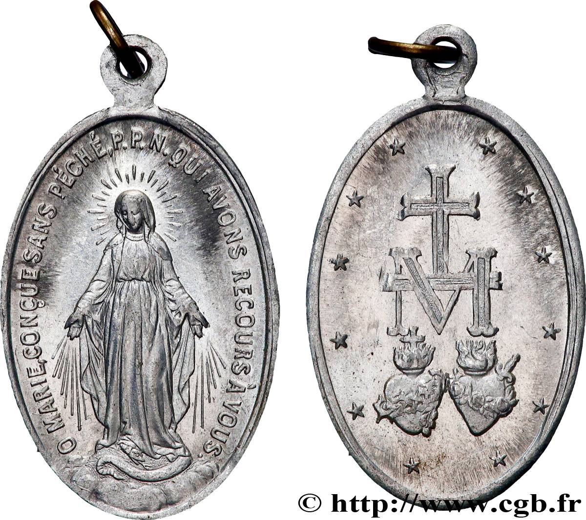 MÉDAILLES RELIGIEUSES Médaille, Vierge Marie BB
