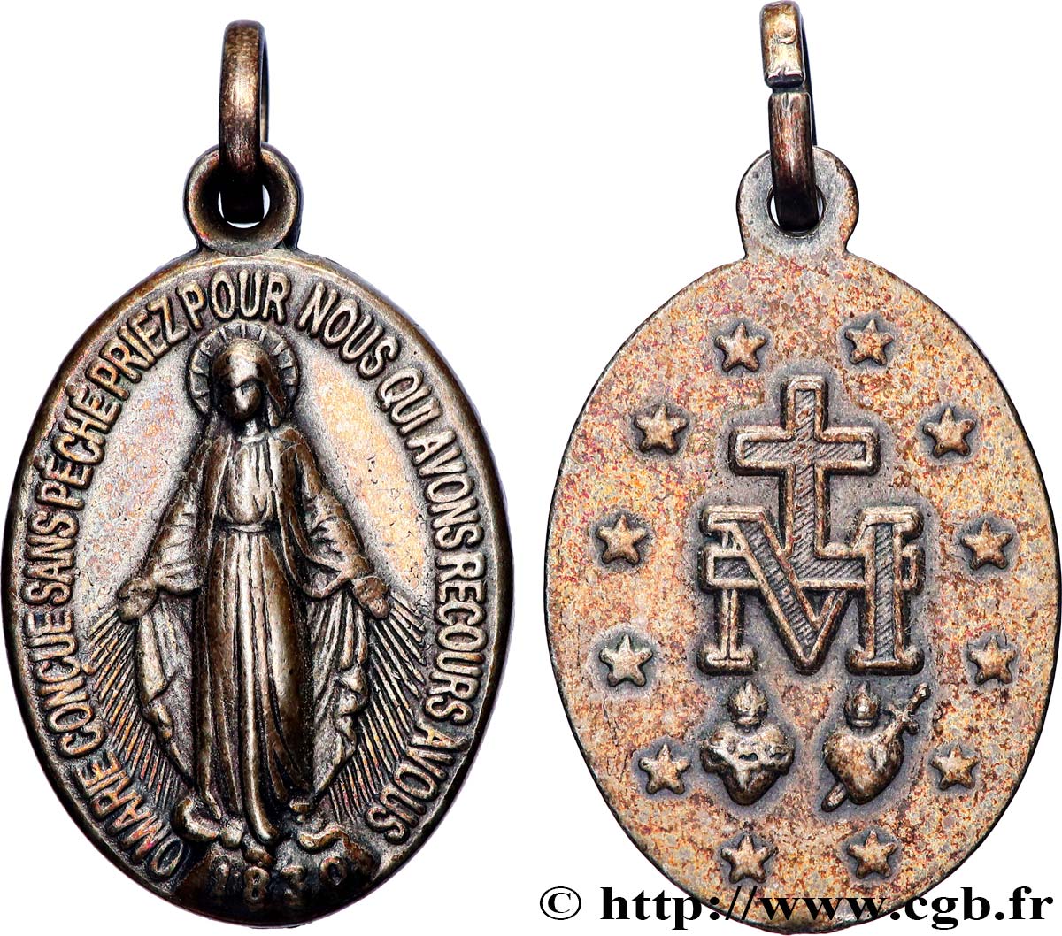 MÉDAILLES RELIGIEUSES Médaille, Vierge Marie XF