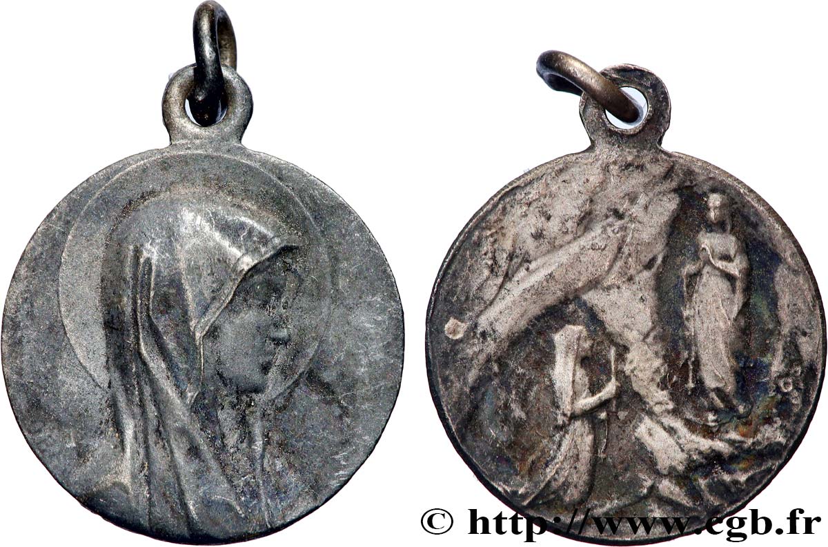 RELIGIOUS MEDALS Médaille, Notre-Dame de Lourdes XF
