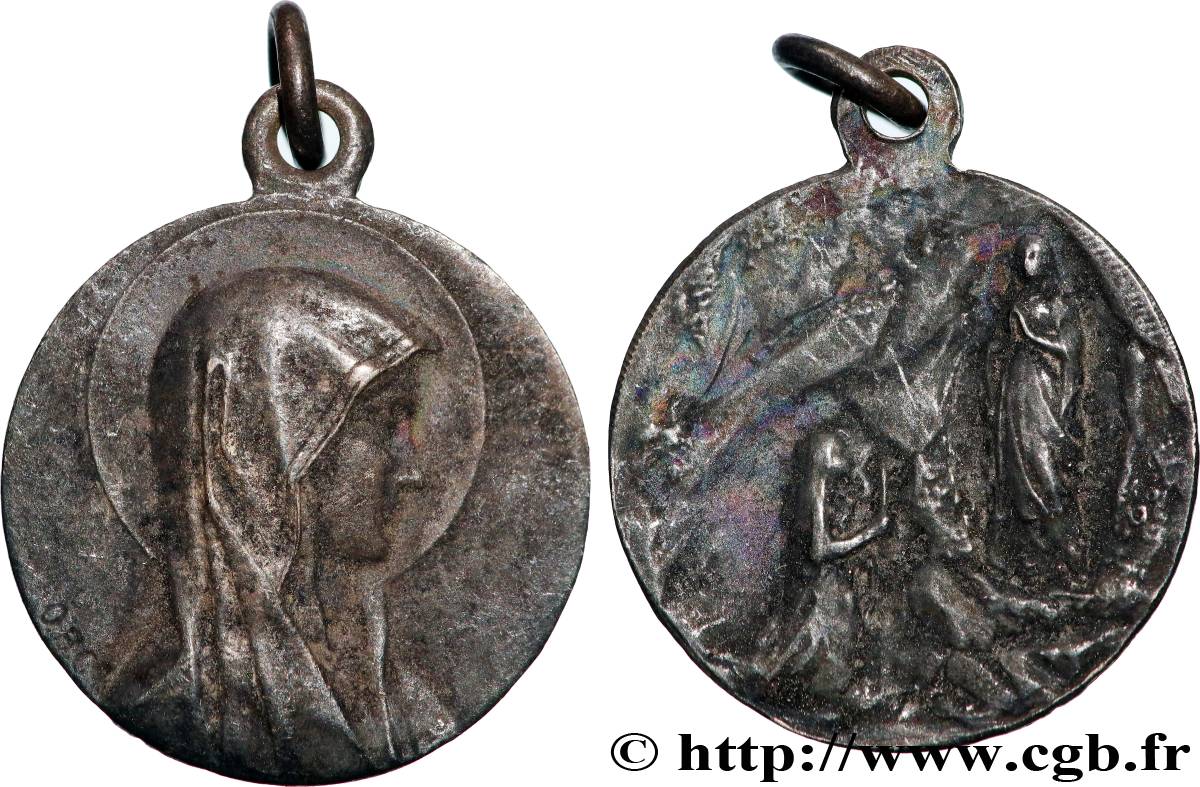 MÉDAILLES RELIGIEUSES Médaille, Notre-Dame de Lourdes BB