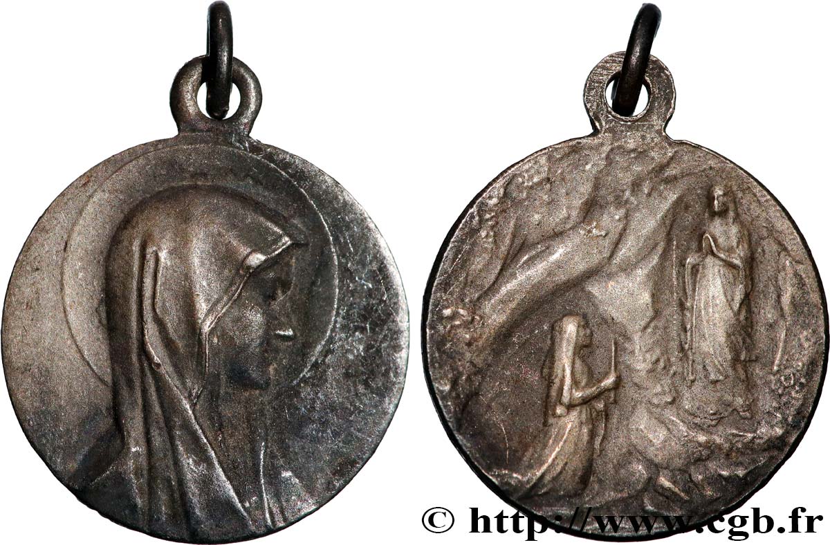 MÉDAILLES RELIGIEUSES Médaille, Notre-Dame de Lourdes XF