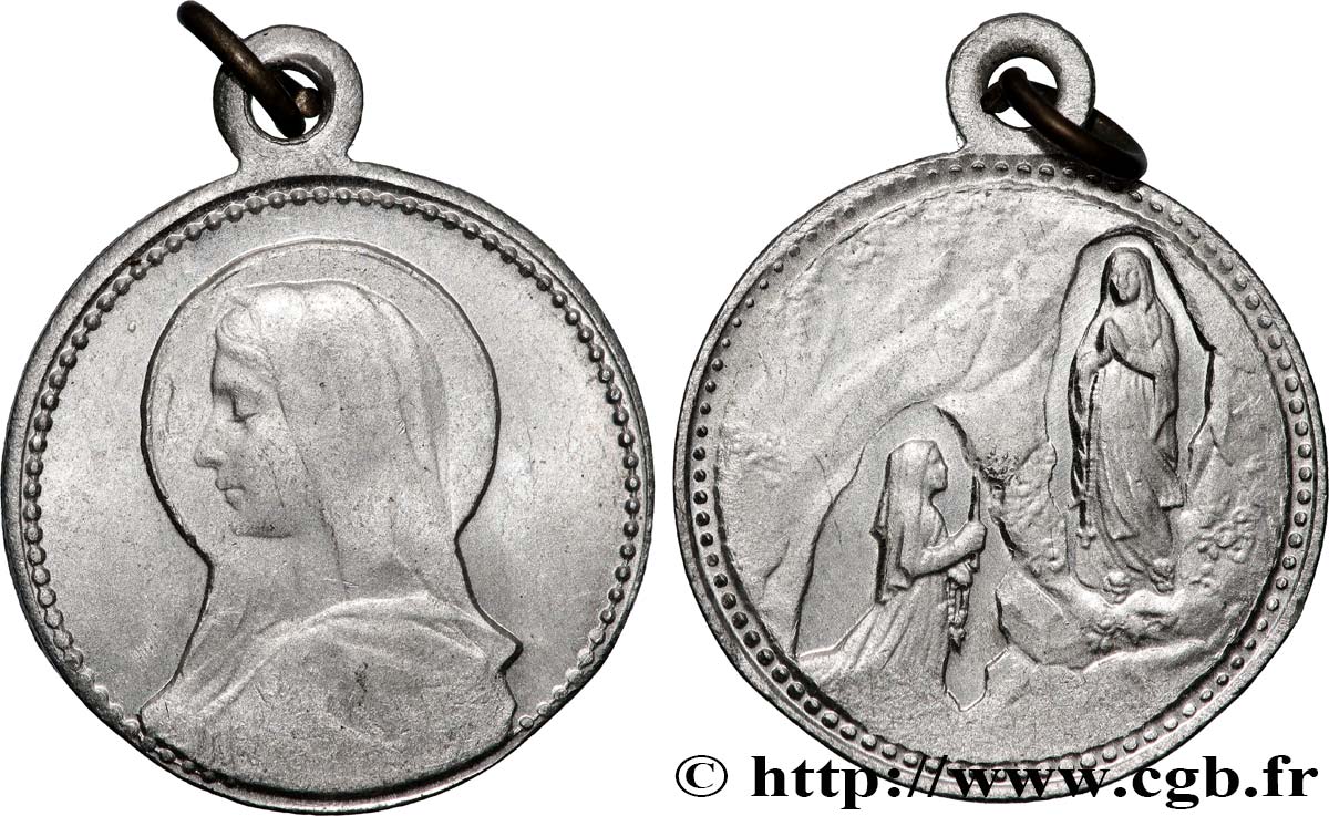RELIGIOUS MEDALS Médaille, Notre-Dame de Lourdes XF/AU
