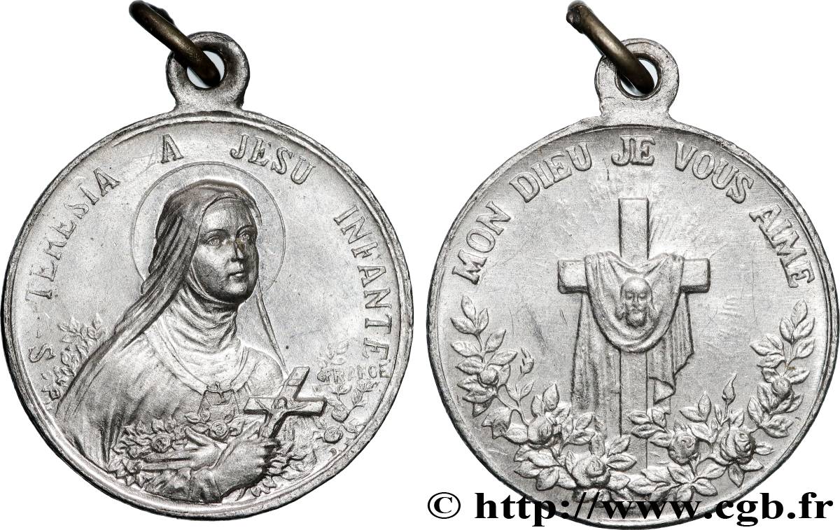RELIGIOUS MEDALS Médaille, Sainte Thérèse de l Enfant-Jésus AU