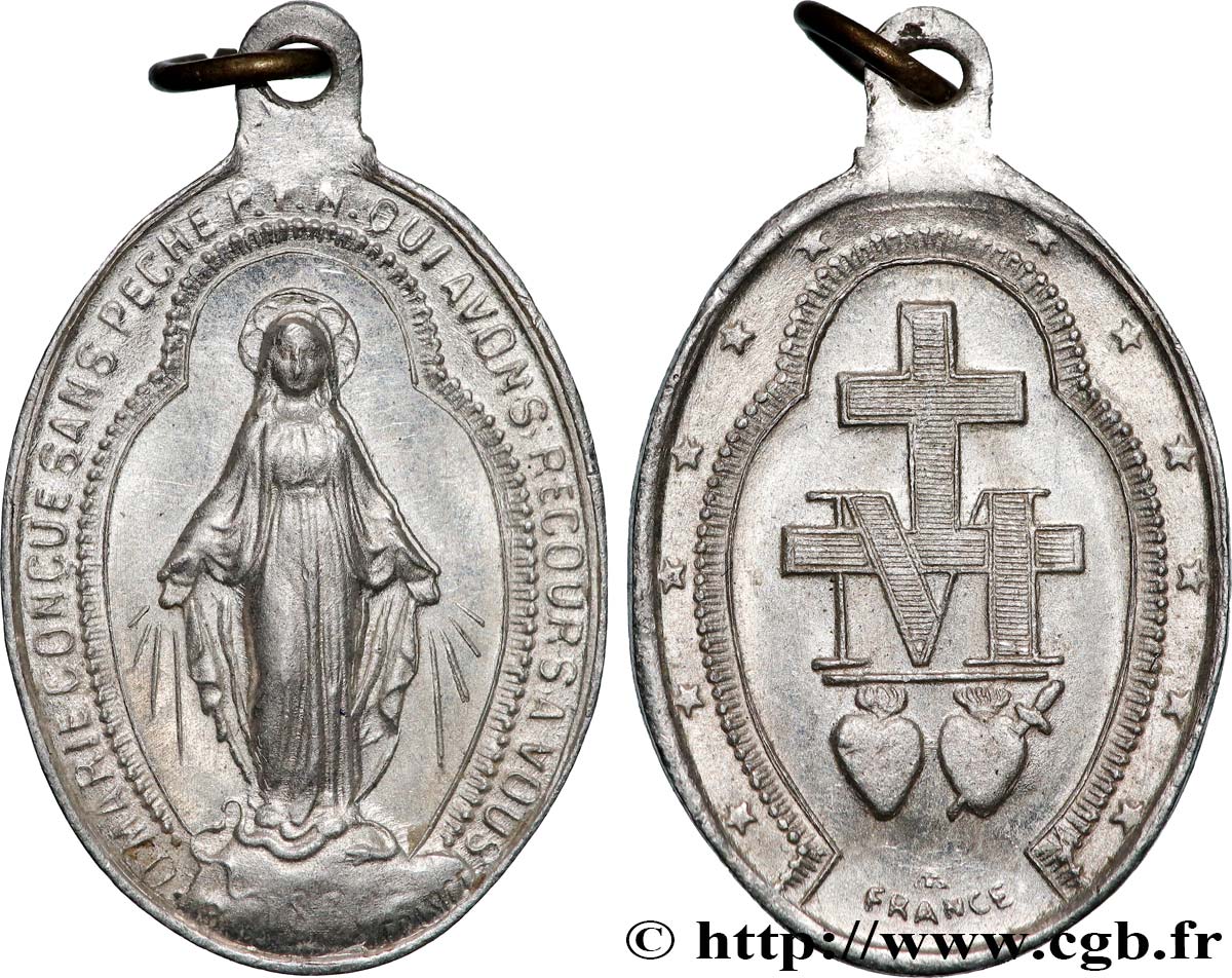 MÉDAILLES RELIGIEUSES Médaille, Vierge Marie TTB+