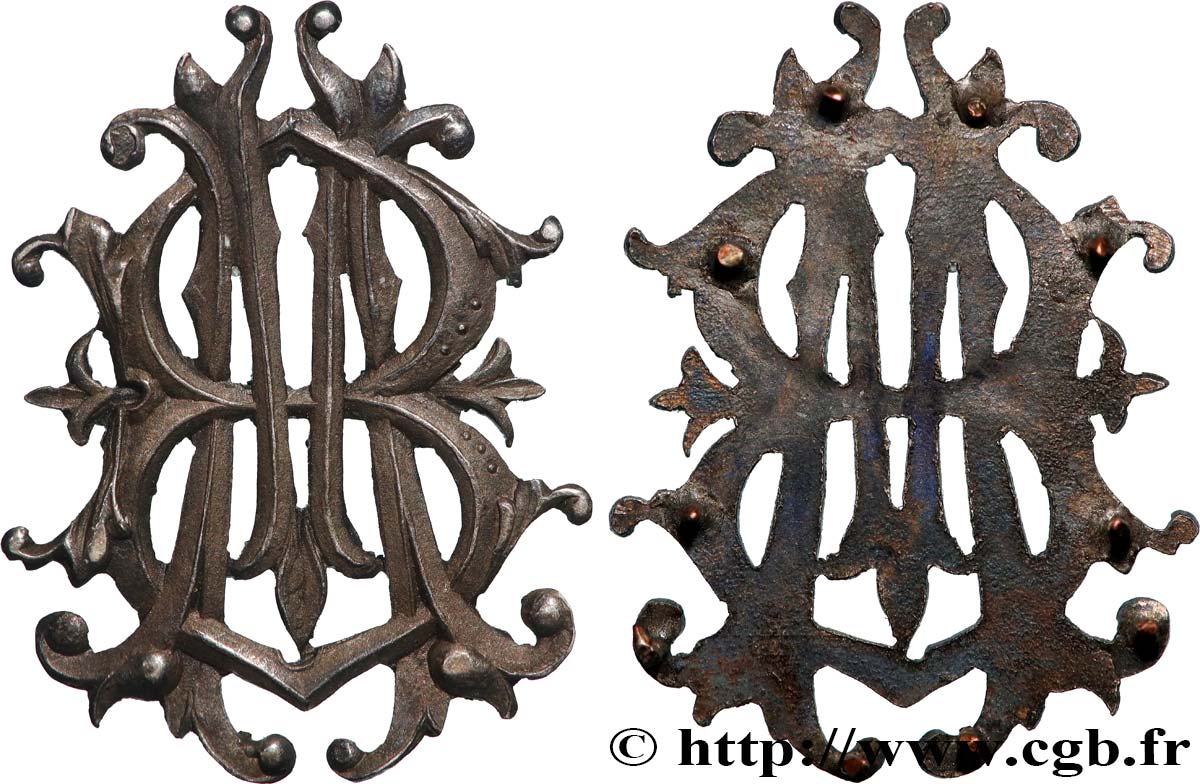 MÉDAILLES RELIGIEUSES Médaille, Monogramme AU