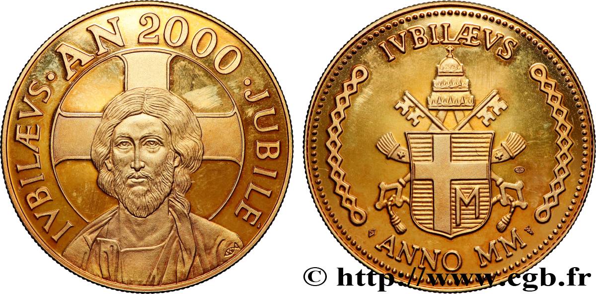 VATICAN AND PAPAL STATES Médaille, Jubilé de l’an 2000 AU