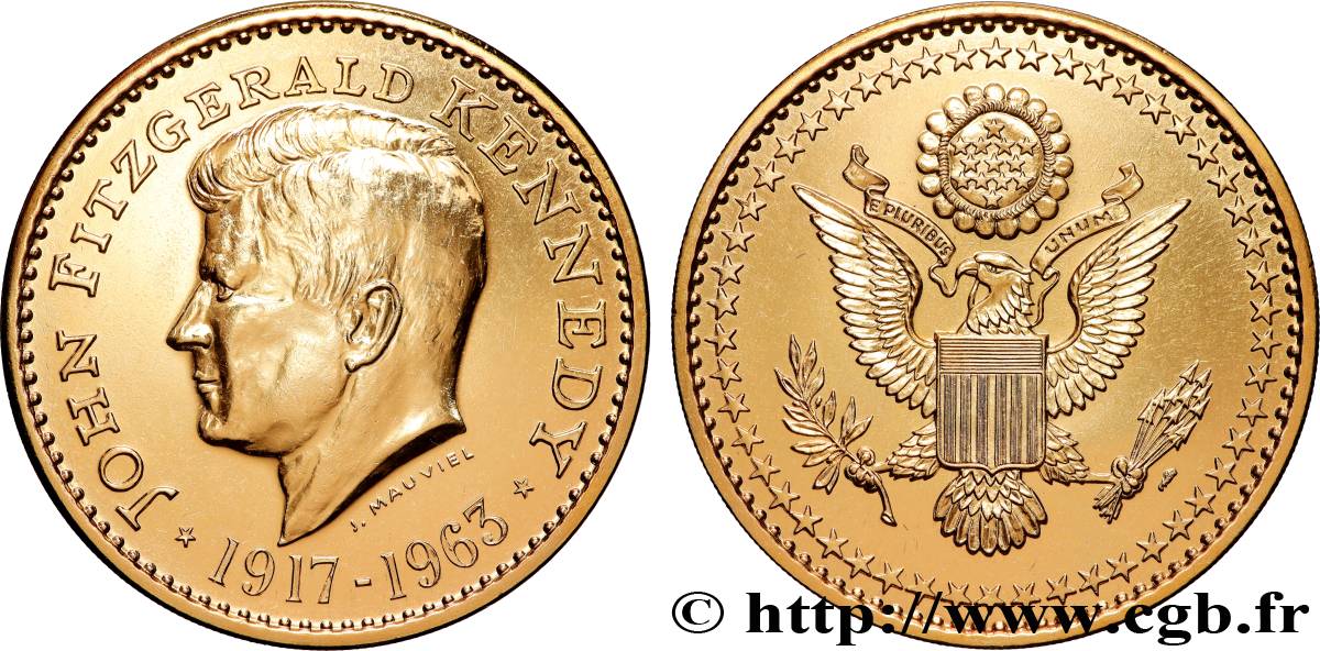UNITED STATES OF AMERICA Médaille, John Fitzgerald Kennedy AU