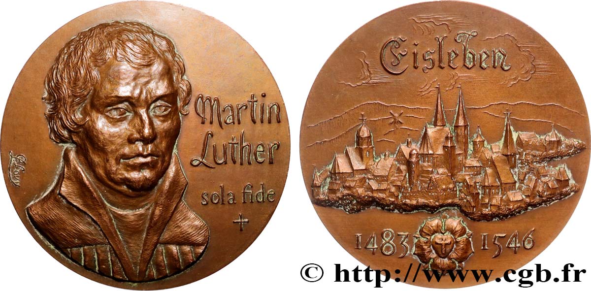 QUINTA REPUBBLICA FRANCESE Médaille, Martin Luther BB