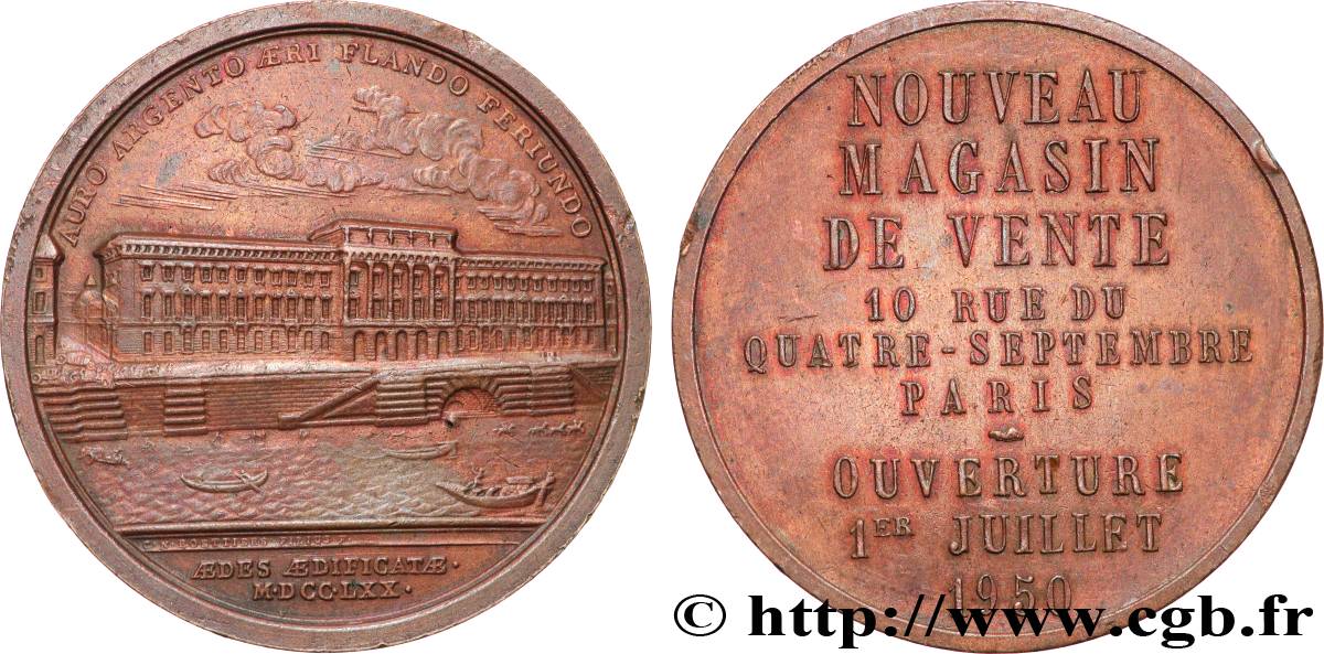 MONNAIE DE PARIS Médaille, Nouveau magasin de vente XF