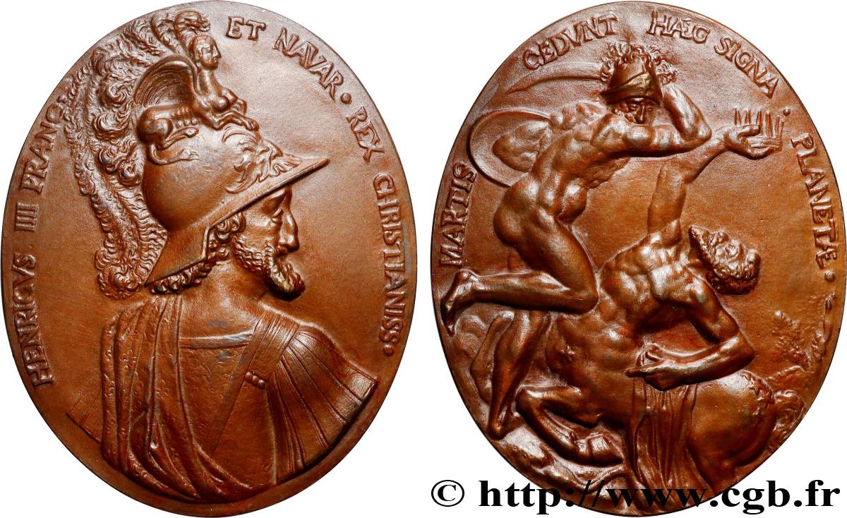 HENRI IV LE GRAND Médaille, Victoire sur la Savoie, Traité de Lyon, refrappe SUP