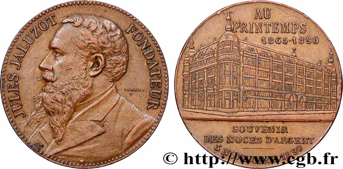 TRADING COMPANIES Médaille, Au Printemps, 20e anniversaire AU