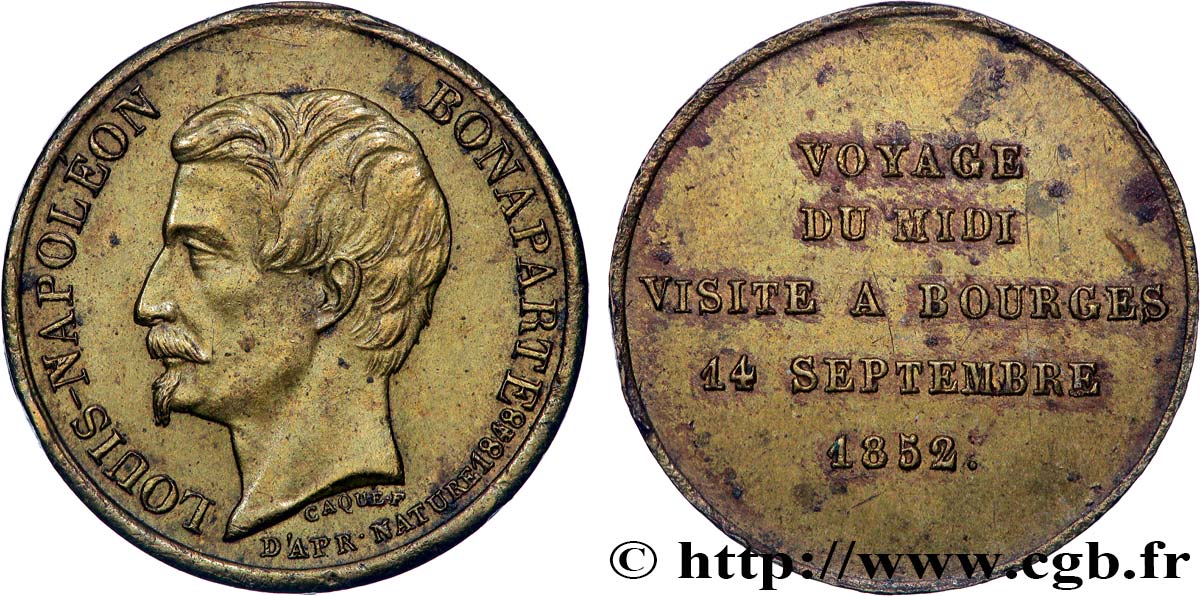 SECOND REPUBLIC Médaille, Voyage du midi XF