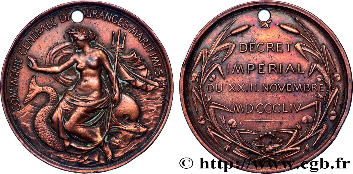 SECOND EMPIRE Médaille, La Centrale XF