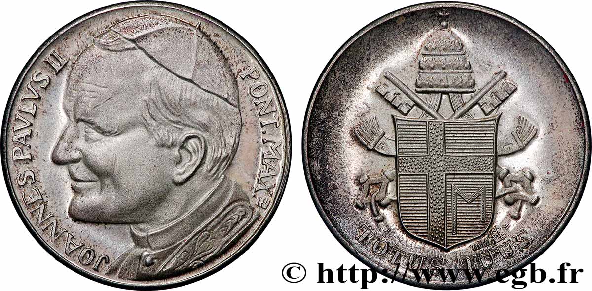 JOHN-PAUL II (Karol Wojtyla) Médaille, Jean Paul II, Tout à toi AU