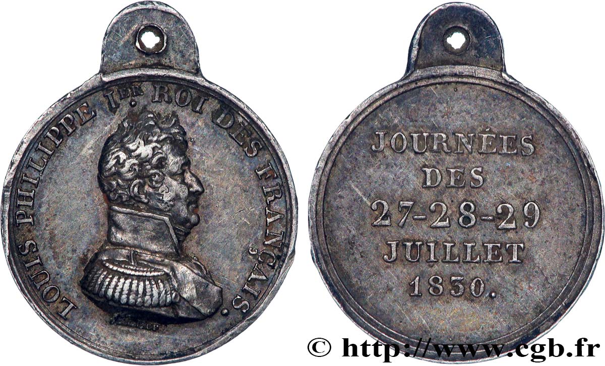LOUIS-PHILIPPE Ier Médaille, Journées des trois glorieuses TTB