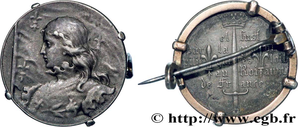 JOAN OF ARC Médaille, Jeanne d’Arc XF