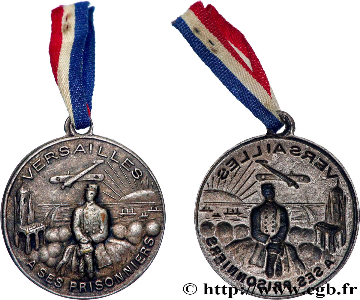 III REPUBLIC Médaille, Versailles à ses prisonniers AU