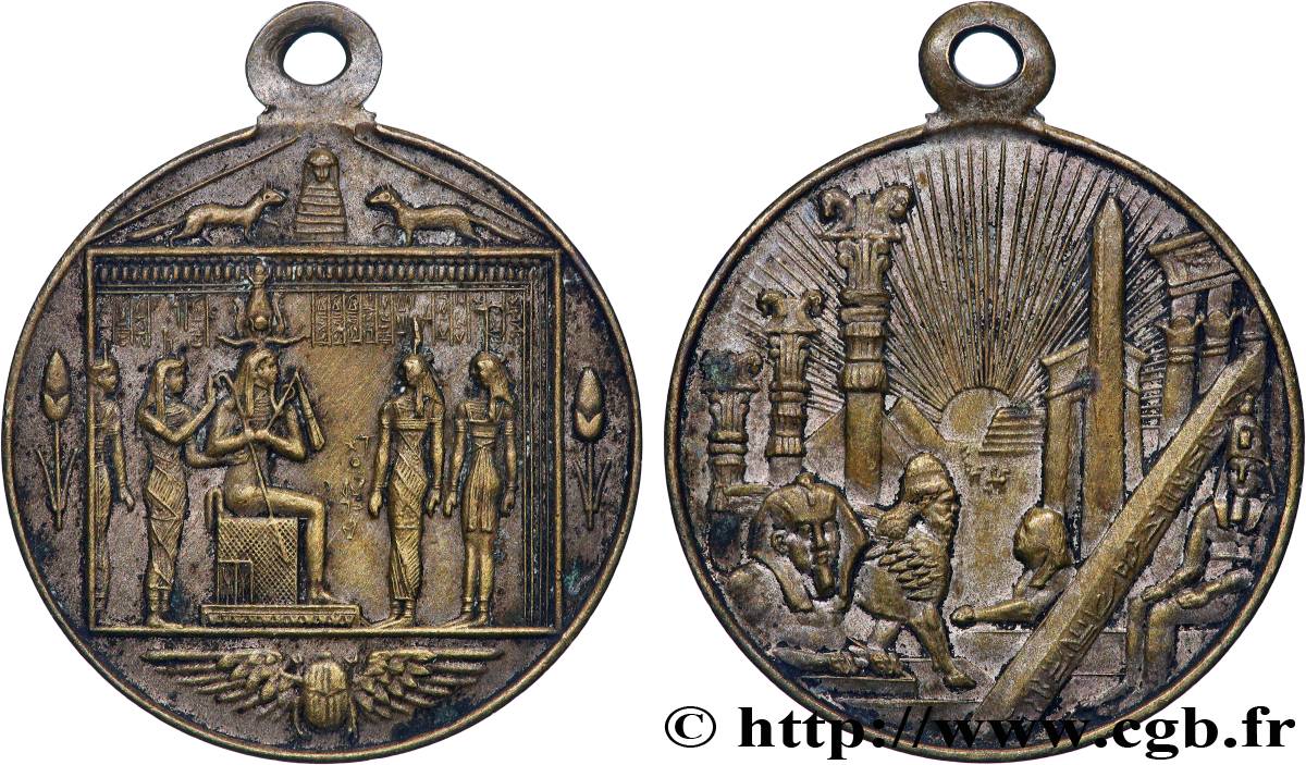 EGYPT - REPUBLIC OF EGYPT Médaille, Civilisation Égyptienne ancienne AU