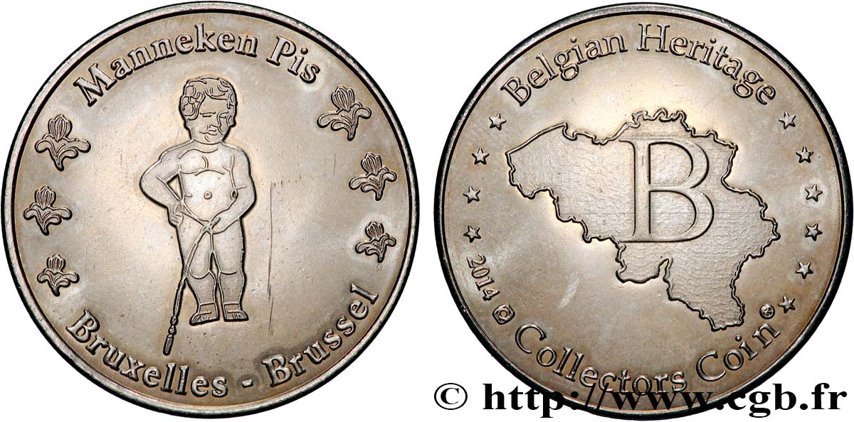 TOURISTIC MEDALS Médaille, Manneken Pis q.SPL
