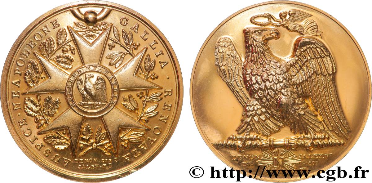 PREMIER EMPIRE Médaille de récompense, refrappe SUP
