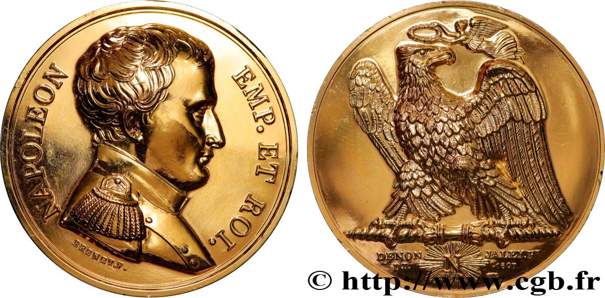 FUNFTE FRANZOSISCHE REPUBLIK Médaille, Napoléon Empereur et Roi, refrappe VZ