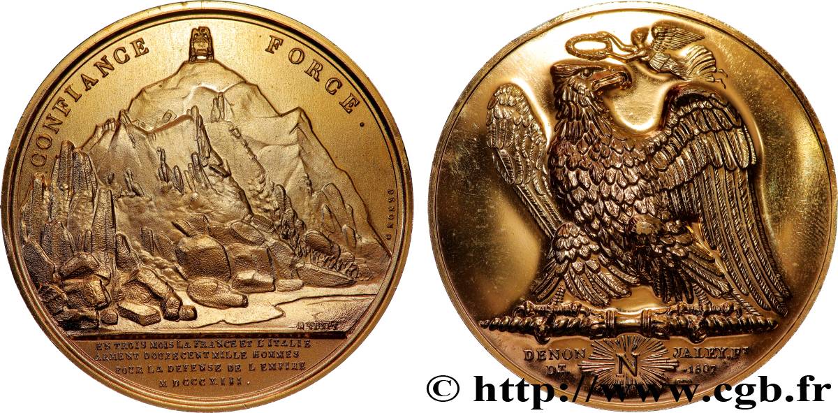 V REPUBLIC Médaille, Armement de la France et de l’Italie refrappe AU