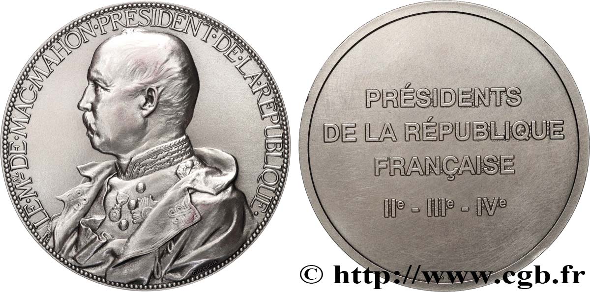 FRANCIA Médaille, Patrice de Mac Mahon SPL
