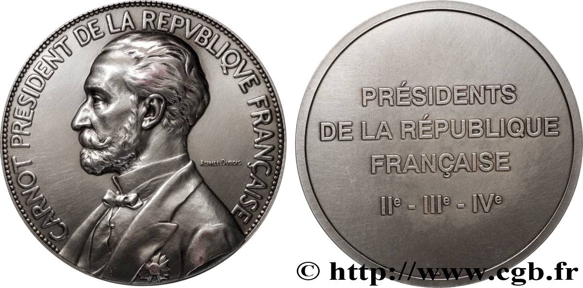 FRANCIA Médaille, Marie François Sadi Carnot EBC