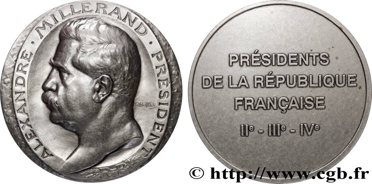 FRANCIA Médaille, Alexandre Millerand SPL