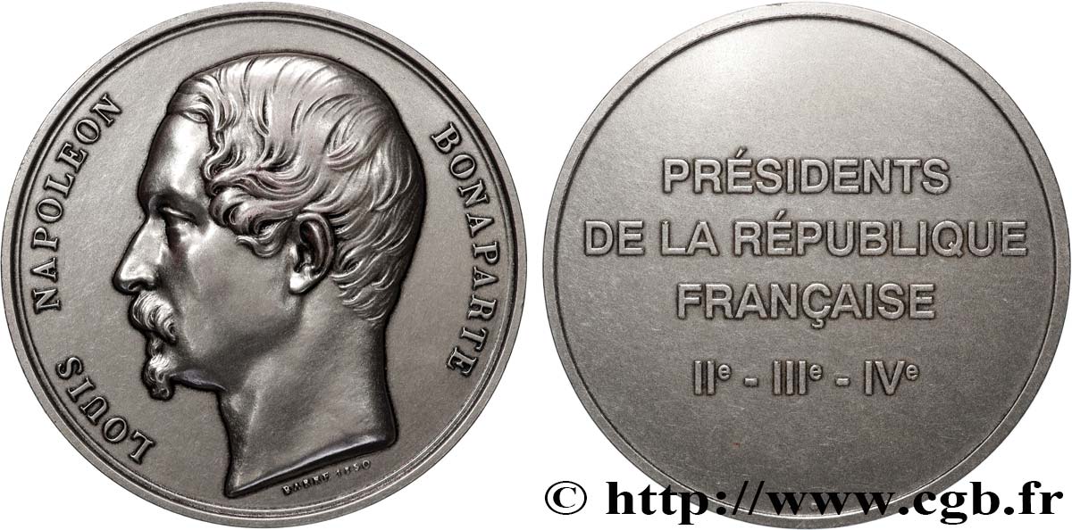 FRANCIA Médaille, Louis-Napoléon Bonaparte EBC