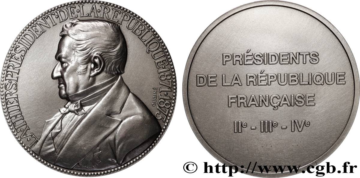 FRANCE Médaille, Adolphe Thiers AU