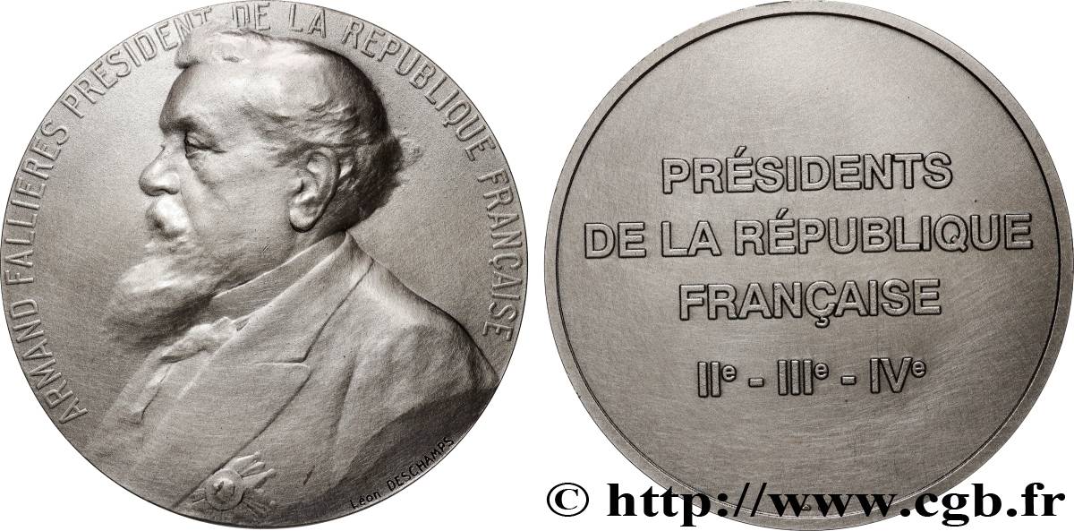 FRANCE Médaille, Armand Fallières AU