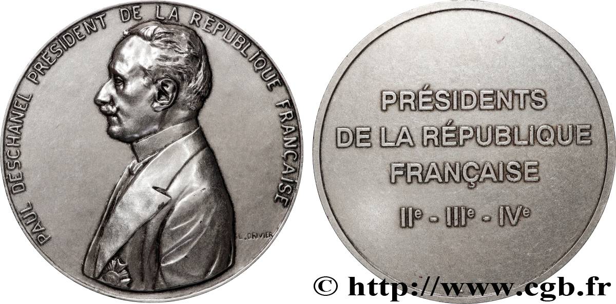 FRANCE Médaille, Paul Deschanel AU