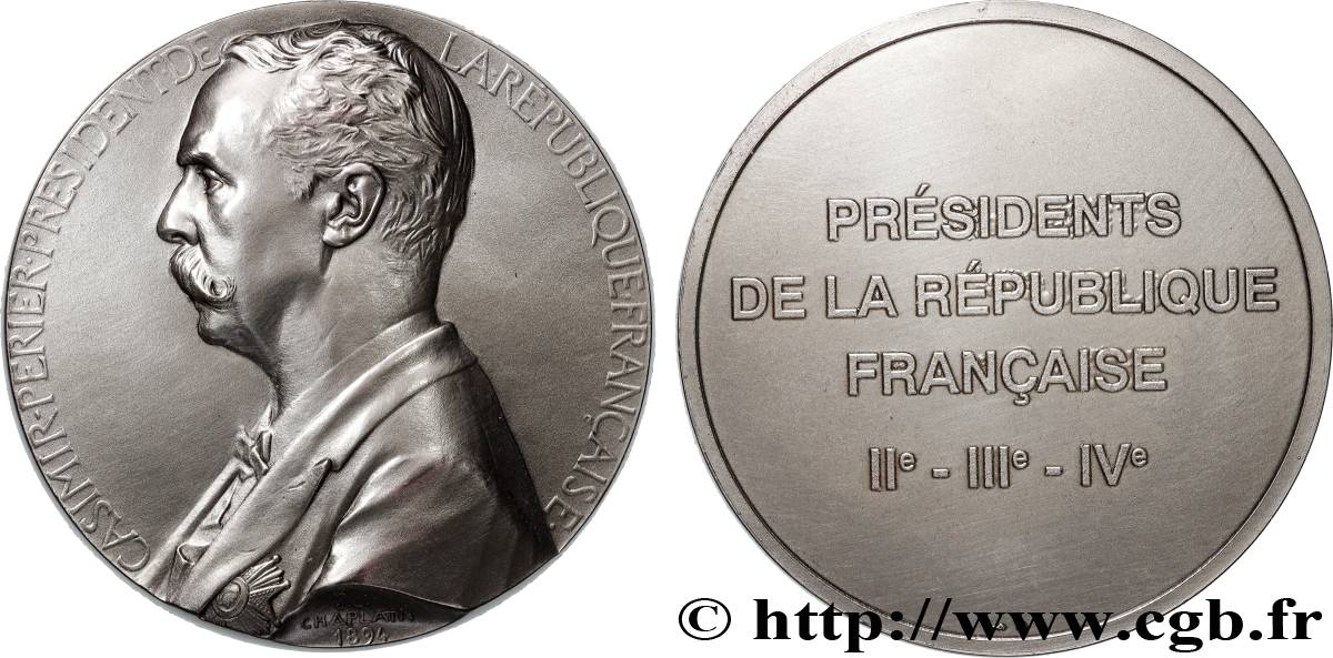 FRANCE Médaille, Jean Casimir-Perier AU
