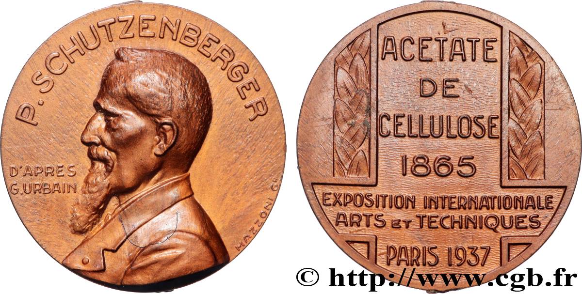 III REPUBLIC Médaille, Exposition internationale Arts et Techniques AU