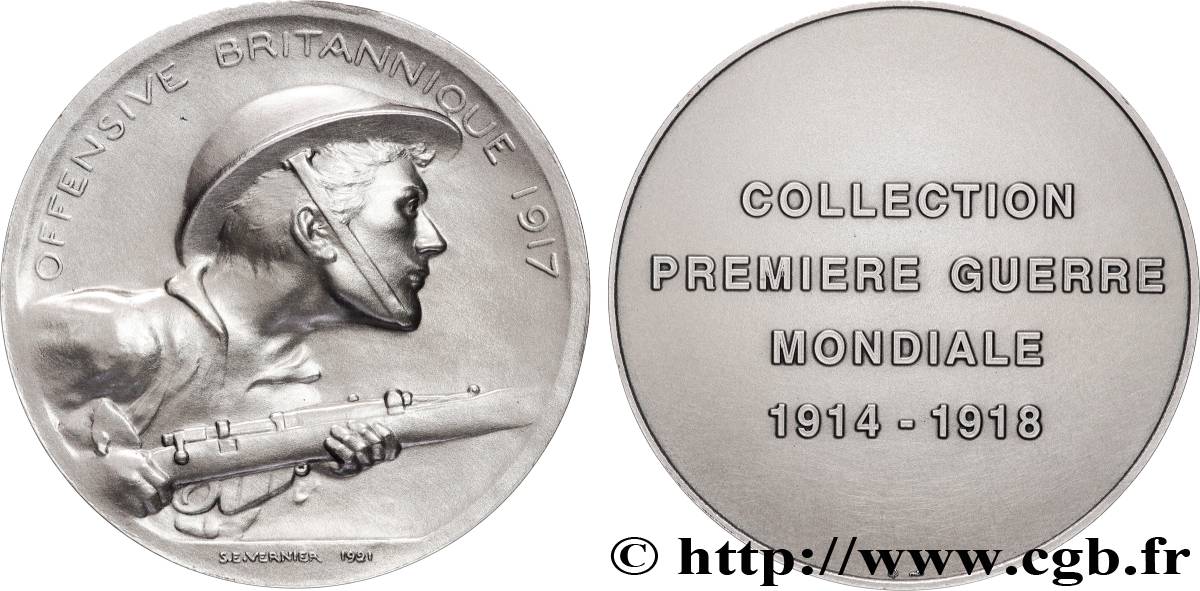 V REPUBLIC Médaille, Offensive britannique, Collection première guerre mondiale AU
