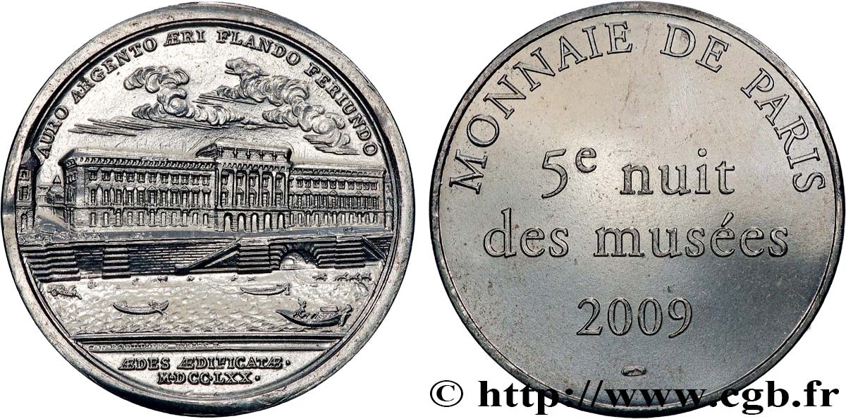 CINQUIÈME RÉPUBLIQUE Médaille, 5e Nuit des musées SPL