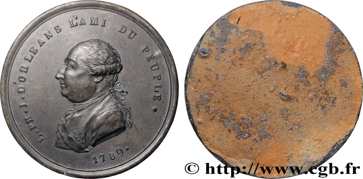 FRENCH CONSTITUTION Médaille, Louis Philippe Joseph d Orléans VZ