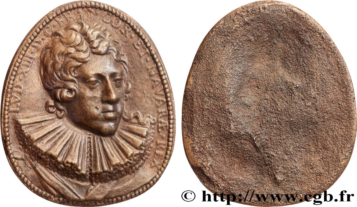 LOUIS XIII LE JUSTE Médaille, Louis XIII TTB+
