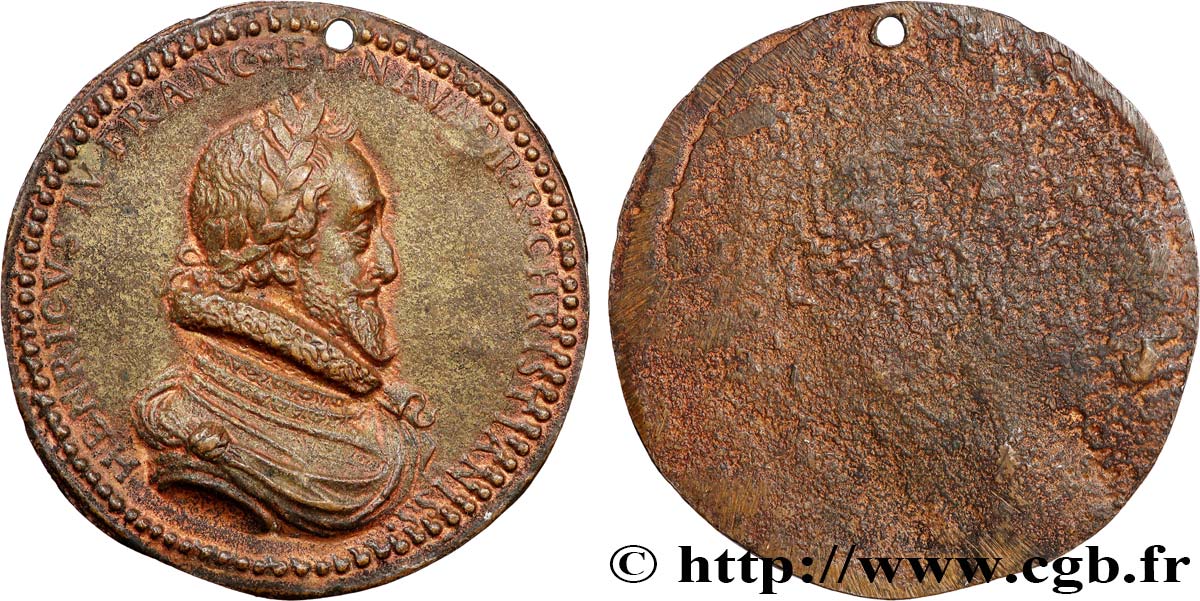 HENRY IV Médaille, Henri IV AU
