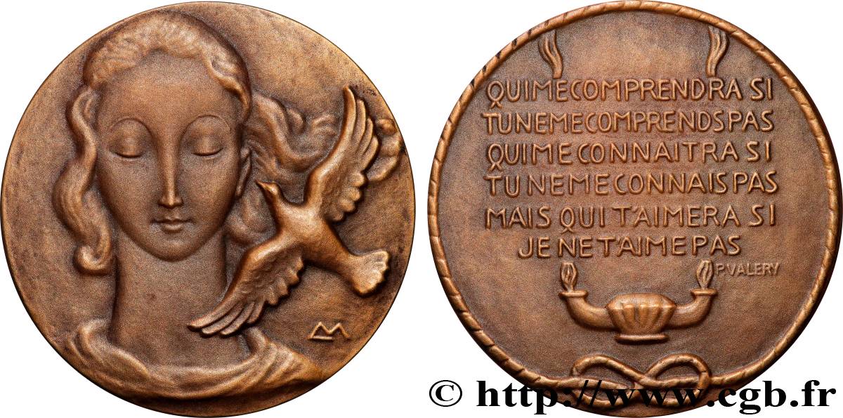 AMOUR ET MARIAGE Médaille de mariage EBC
