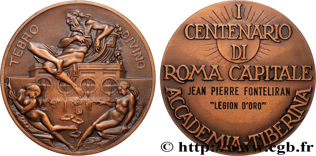 ITALIA Médaille, Académie du Tibre SPL