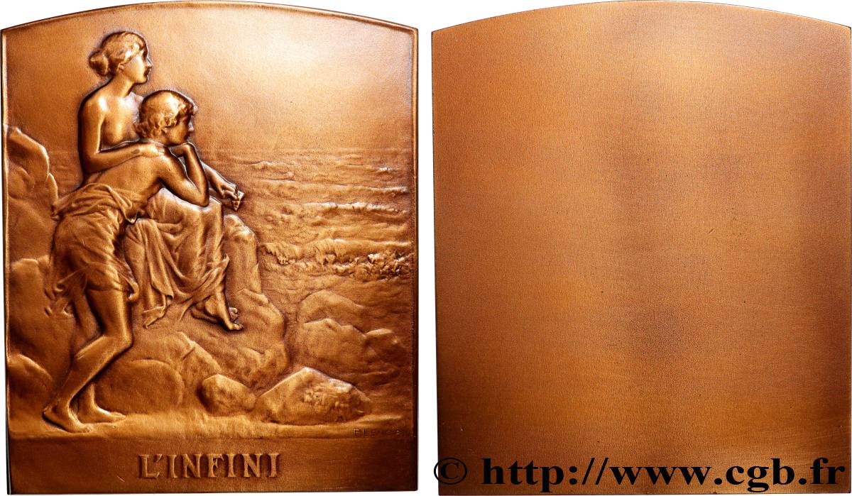 TERCERA REPUBLICA FRANCESA Plaque, L’infini, refrappe EBC
