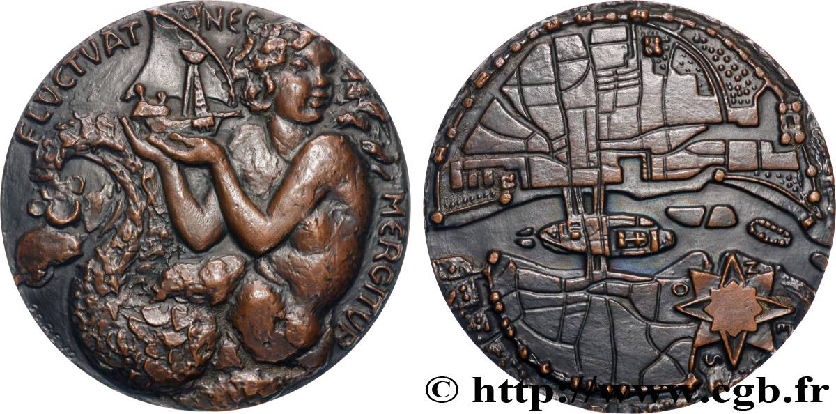 IV REPUBLIC Médaille, Ville de Paris AU