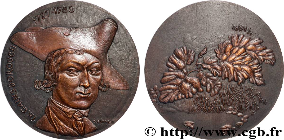 V REPUBLIC Médaille, Thomas Gainsborough AU