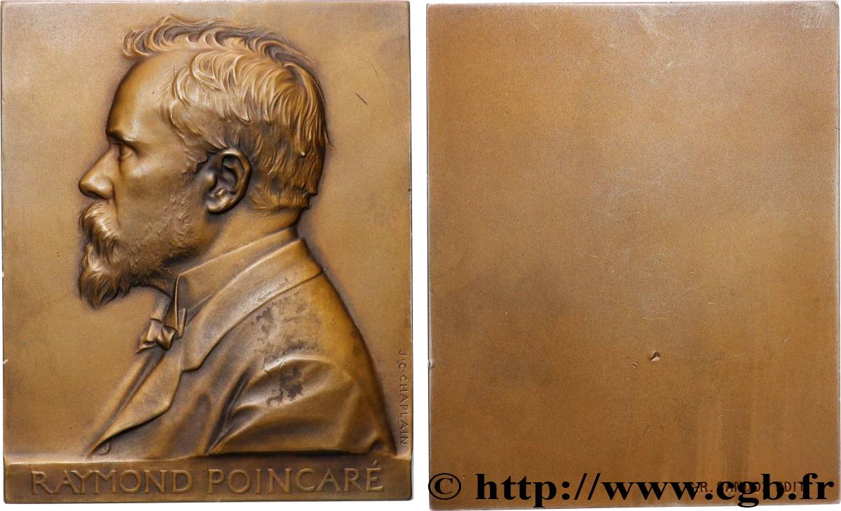 TROISIÈME RÉPUBLIQUE Plaquette, Raymond Poincaré, n°36 TTB+