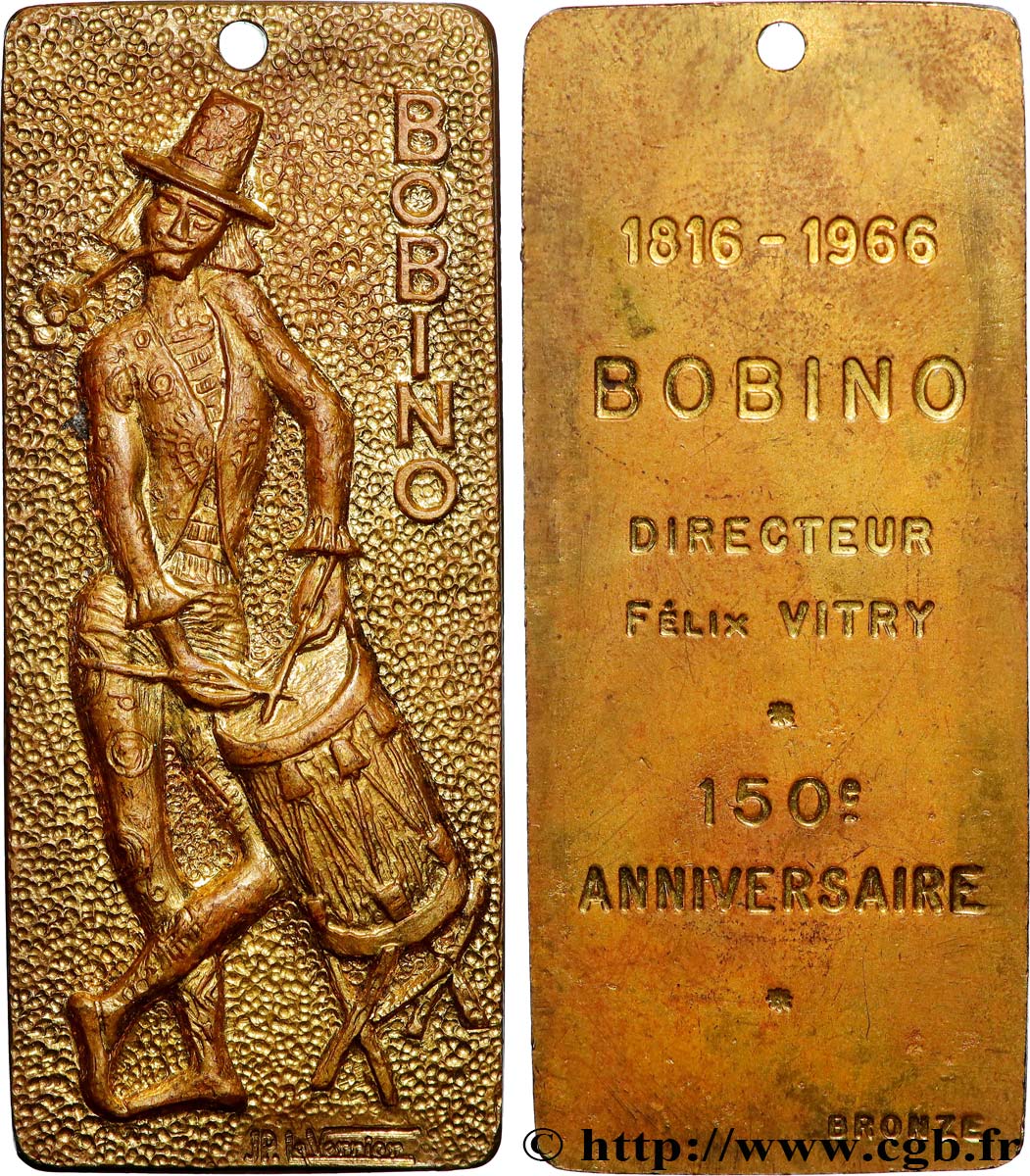 V REPUBLIC Plaquette, 150e anniversaire du Bobino XF
