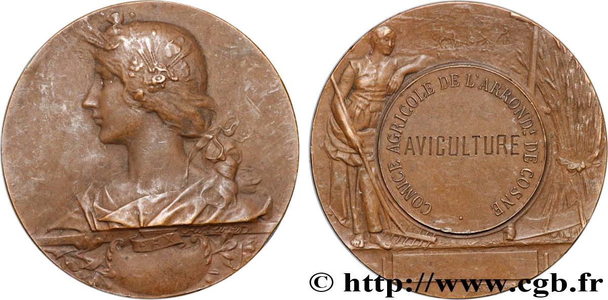 III REPUBLIC Médaille, Comice agricole XF